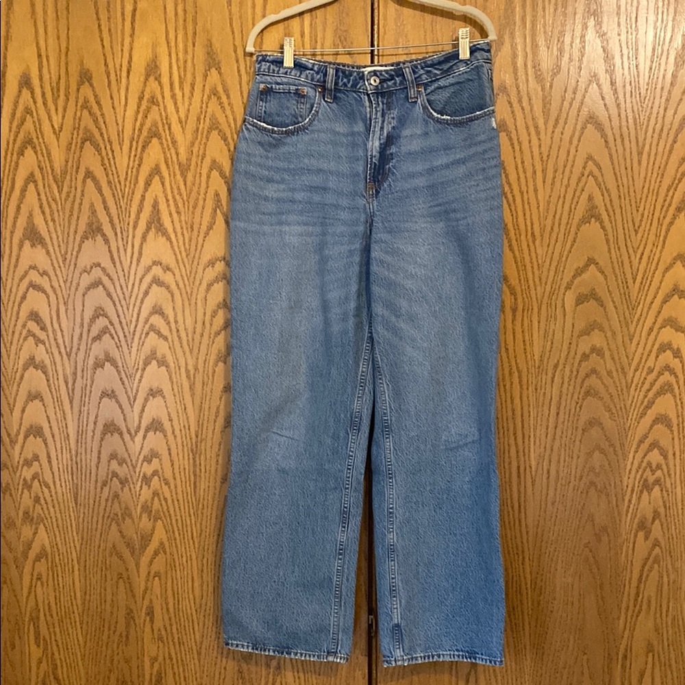 Abercrombie & Fitch Curve Love The Loose High Rise Jeans